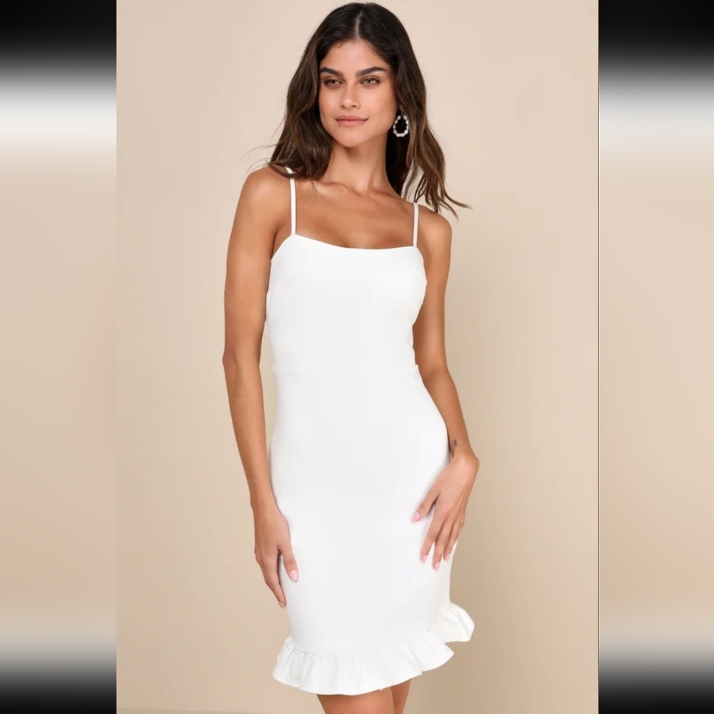 Lulus Spoonful of Sass White Bodycon Mini Dress - Picture 4 of 9